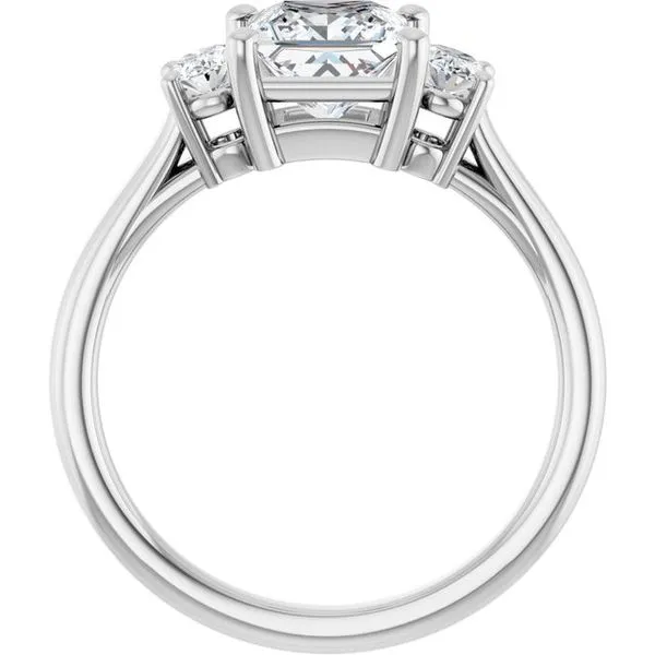 Three-Stone Engagement Ring Image 2 Arezzo Jewelers Elmwood Park, IL