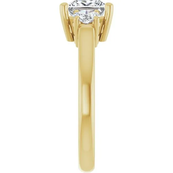 Three-Stone Engagement Ring Image 4 The Ring Austin Round Rock, TX