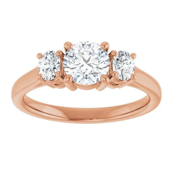 Three-Stone Engagement Ring Image 3 Mark Jewellers La Crosse, WI