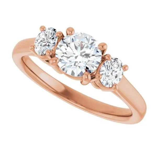 Three-Stone Engagement Ring Image 5 Paul James Jewelers Angels Camp, CA