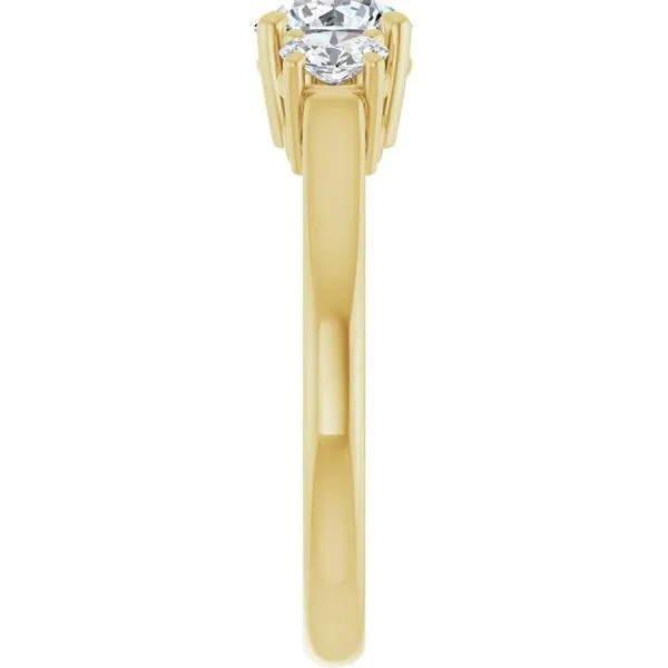 Three-Stone Engagement Ring Image 4 The Ring Austin Round Rock, TX