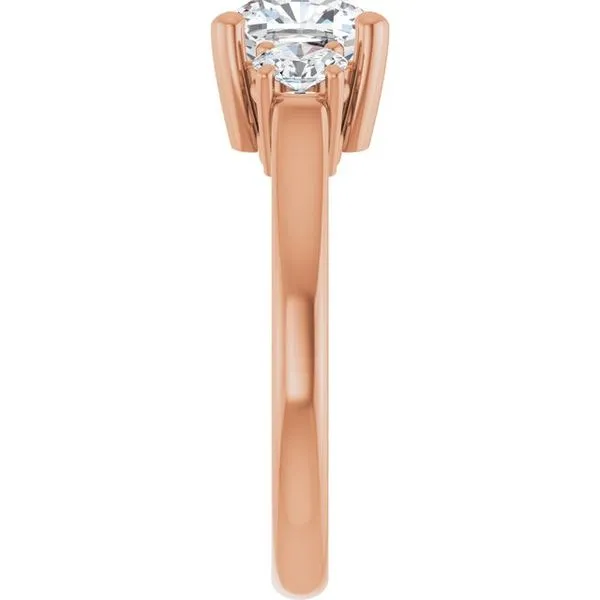 Three-Stone Engagement Ring Image 4 Mark Jewellers La Crosse, WI