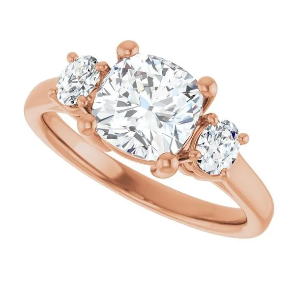 Three-Stone Engagement Ring Image 5 Don's Jewelry & Design Washington, IA