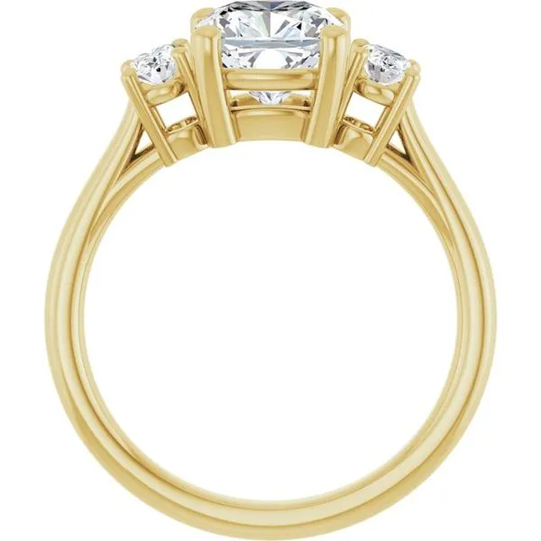 Three-Stone Engagement Ring Image 2 J. Thomas Jewelers Rochester Hills, MI