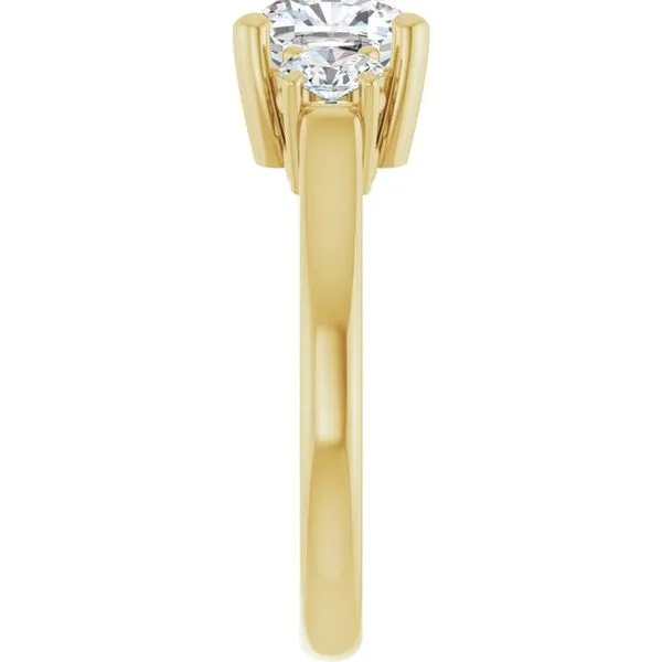 Three-Stone Engagement Ring Image 4 Shipley's Fine Jewelry Hampstead, MD