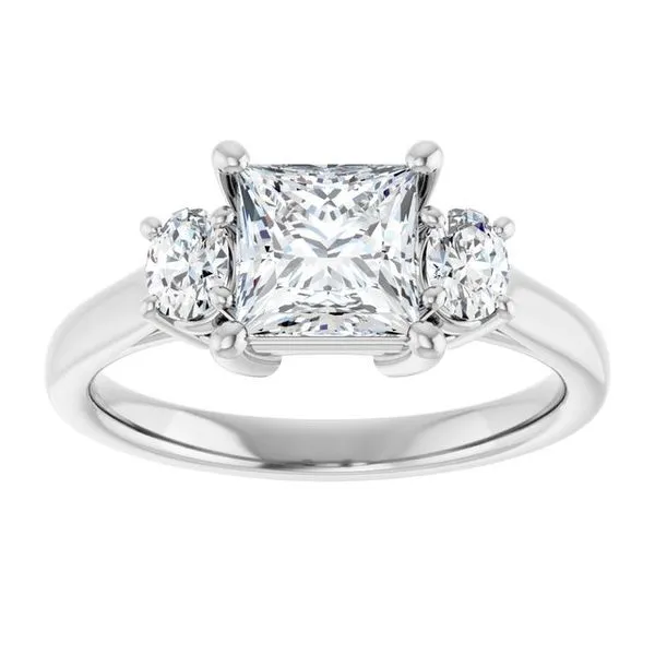 Three-Stone Engagement Ring Image 3 The Ring Austin Round Rock, TX