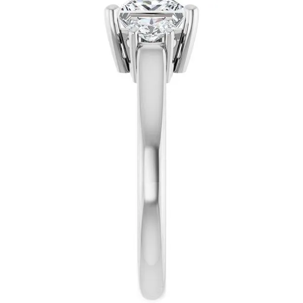 Three-Stone Engagement Ring Image 4 J. Thomas Jewelers Rochester Hills, MI