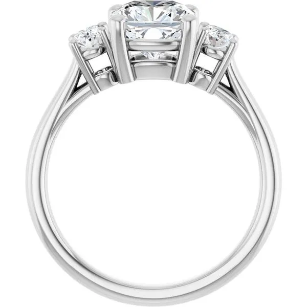Three-Stone Engagement Ring Image 2 Clater Jewelers Louisville, KY