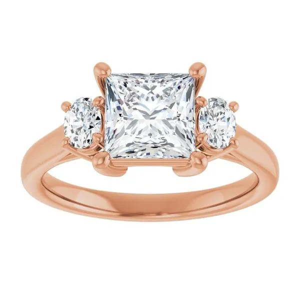 Three-Stone Engagement Ring Image 3 Mark Jewellers La Crosse, WI