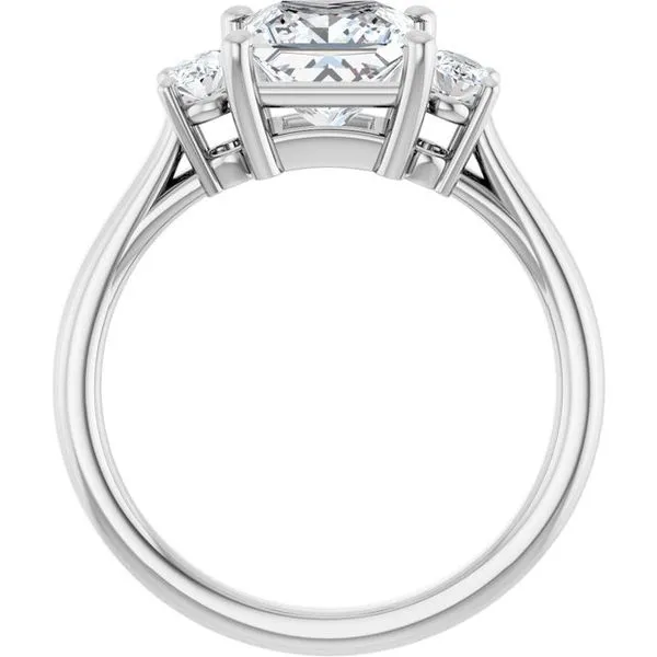 Three-Stone Engagement Ring Image 2 Shipley's Fine Jewelry Hampstead, MD