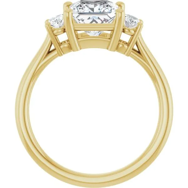 Three-Stone Engagement Ring Image 2 Jimmy Smith Jewelers Decatur, AL