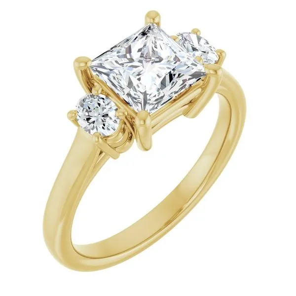 Three-Stone Engagement Ring Raleigh Diamond Fine Jewelry Raleigh, NC