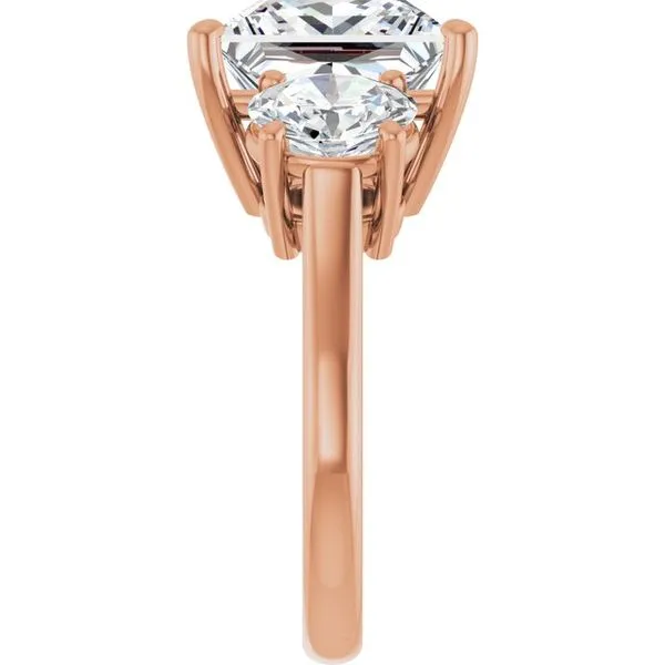 Three-Stone Engagement Ring Image 4 Raleigh Diamond Fine Jewelry Raleigh, NC