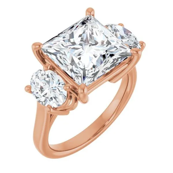 Three-Stone Engagement Ring J. Thomas Jewelers Rochester Hills, MI