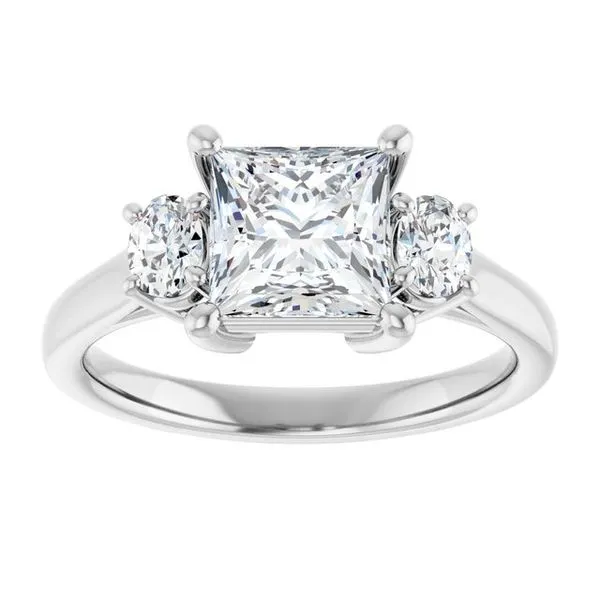 Three-Stone Engagement Ring Image 3 The Ring Austin Round Rock, TX