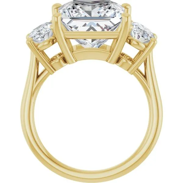 Three-Stone Engagement Ring Image 2 Don's Jewelry & Design Washington, IA