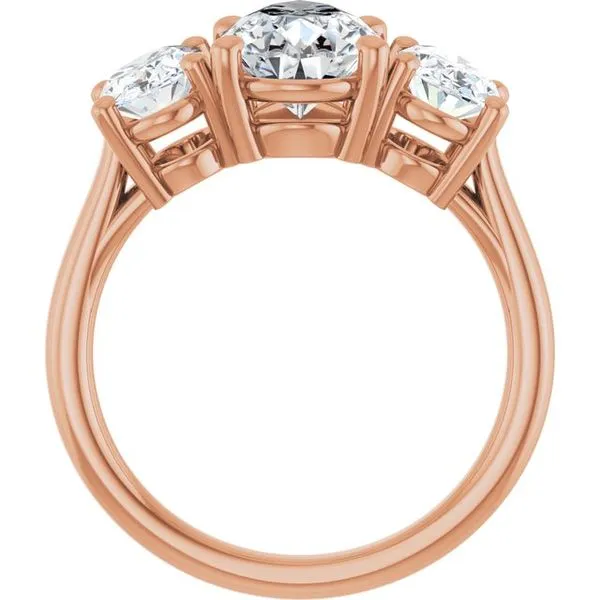 Three-Stone Engagement Ring Image 2 Shipley's Fine Jewelry Hampstead, MD