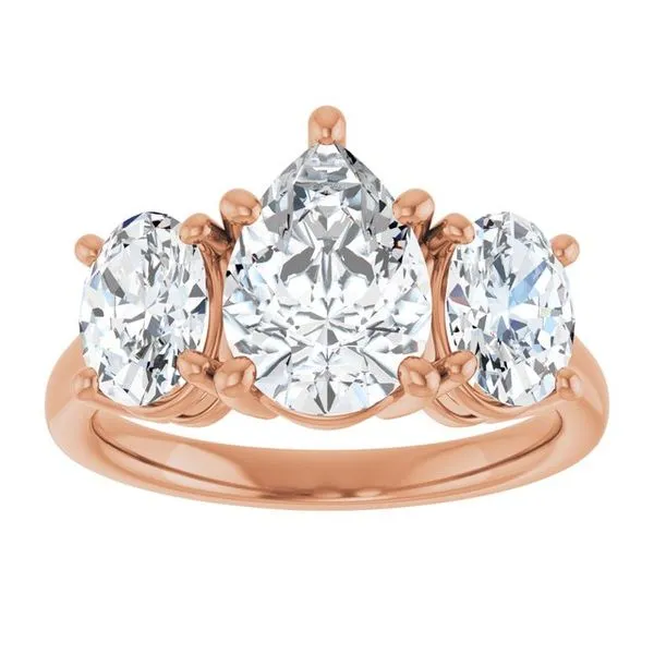 Three-Stone Engagement Ring Image 3 The Ring Austin Round Rock, TX