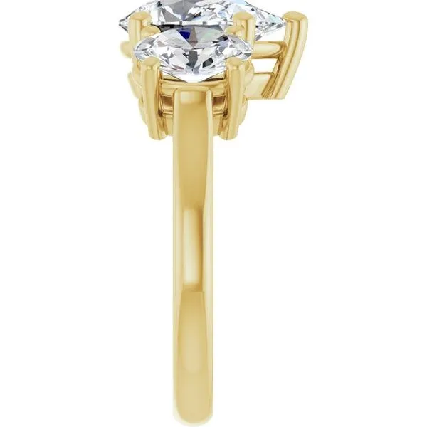 Three-Stone Engagement Ring Image 4 Natale Jewelers Sewell, NJ