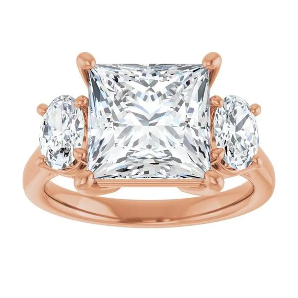 Three-Stone Engagement Ring Image 3 Raleigh Diamond Fine Jewelry Raleigh, NC