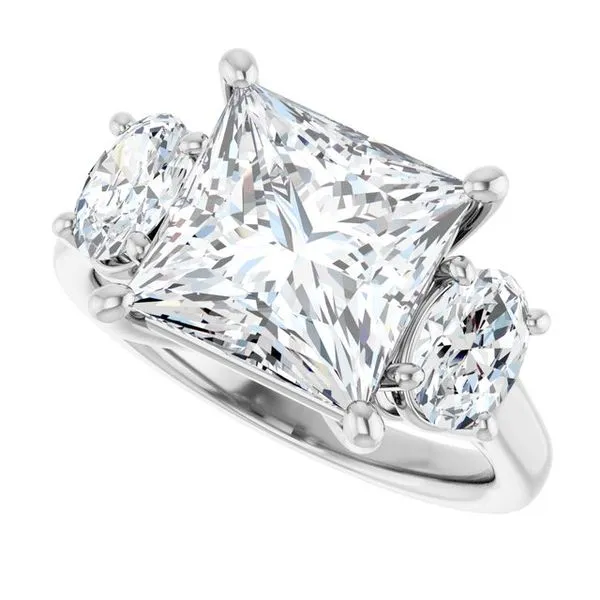 Three-Stone Engagement Ring Image 5 The Ring Austin Round Rock, TX