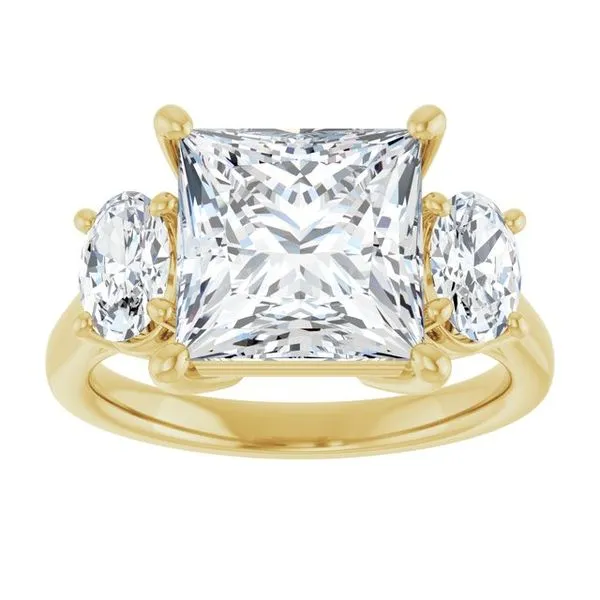 Three-Stone Engagement Ring Image 3 The Ring Austin Round Rock, TX