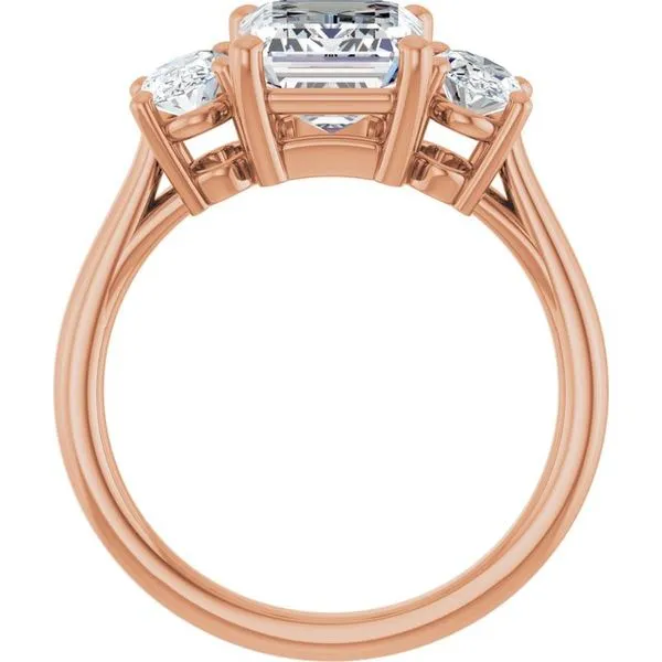 Three-Stone Engagement Ring Image 2 J. Thomas Jewelers Rochester Hills, MI