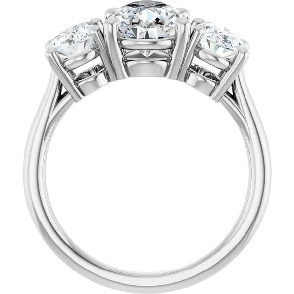 Three-Stone Engagement Ring Image 2 Redlands Jewelers Redlands, CA