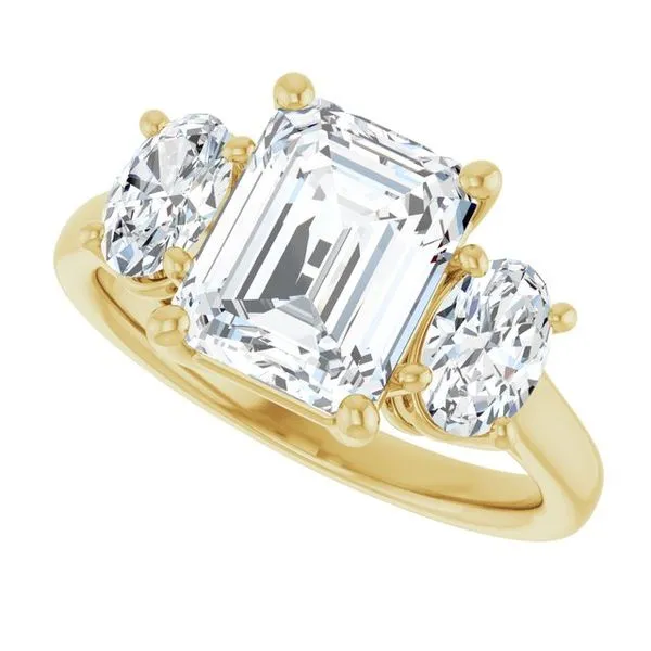 Three-Stone Engagement Ring Image 5 The Ring Austin Round Rock, TX