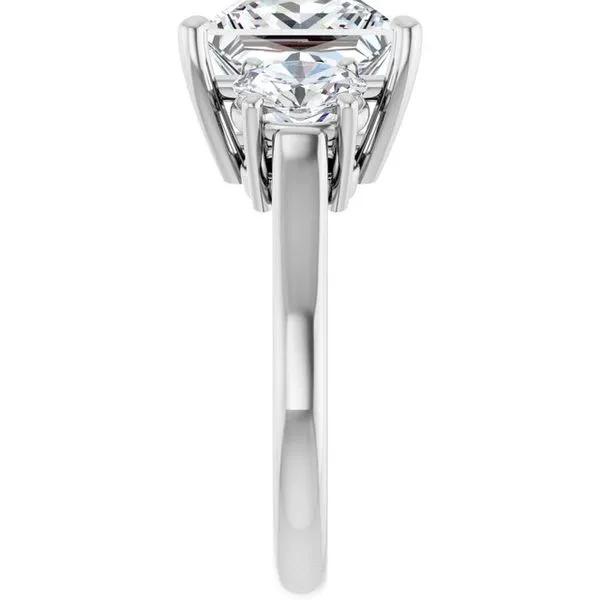 Three-Stone Engagement Ring Image 4 J. Thomas Jewelers Rochester Hills, MI
