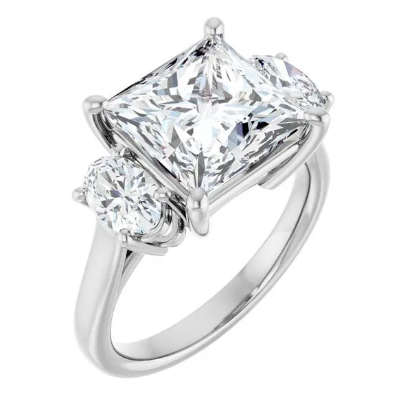 Three-Stone Engagement Ring Raleigh Diamond Fine Jewelry Raleigh, NC