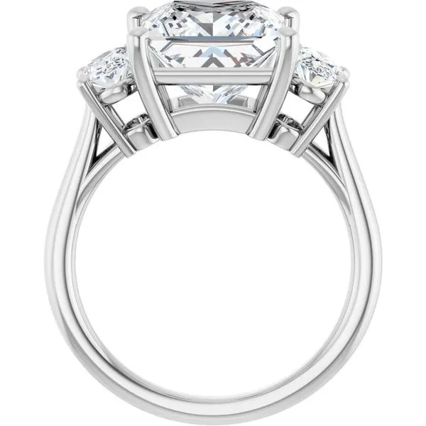 Three-Stone Engagement Ring Image 2 Arezzo Jewelers Elmwood Park, IL