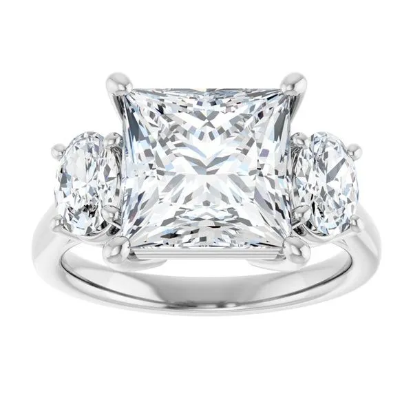 Three-Stone Engagement Ring Image 3 The Ring Austin Round Rock, TX