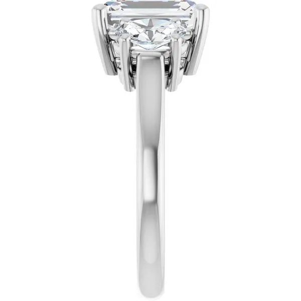 Three-Stone Engagement Ring Image 4 Don's Jewelry & Design Washington, IA