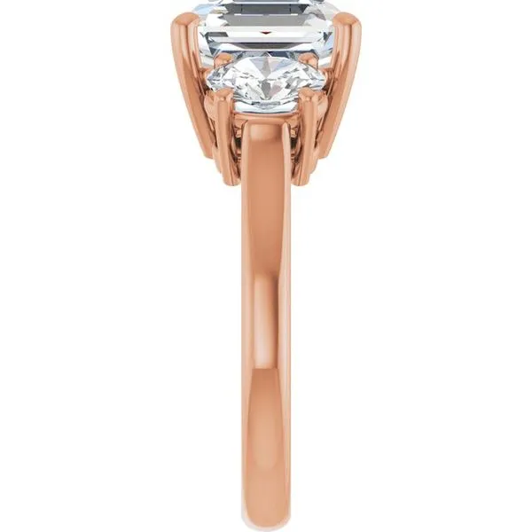 Three-Stone Engagement Ring Image 4 Clater Jewelers Louisville, KY