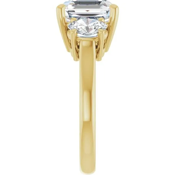 Three-Stone Engagement Ring Image 4 Clater Jewelers Louisville, KY