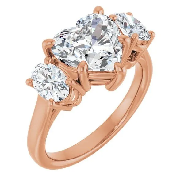 Three-Stone Engagement Ring Virtus Collective Newport Beach , CA