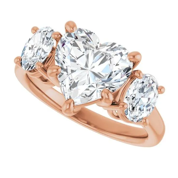 Three-Stone Engagement Ring Image 5 Ocean View Jewelers Millville, DE
