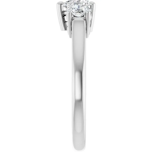 Three-Stone Engagement Ring Image 4 Arezzo Jewelers Elmwood Park, IL