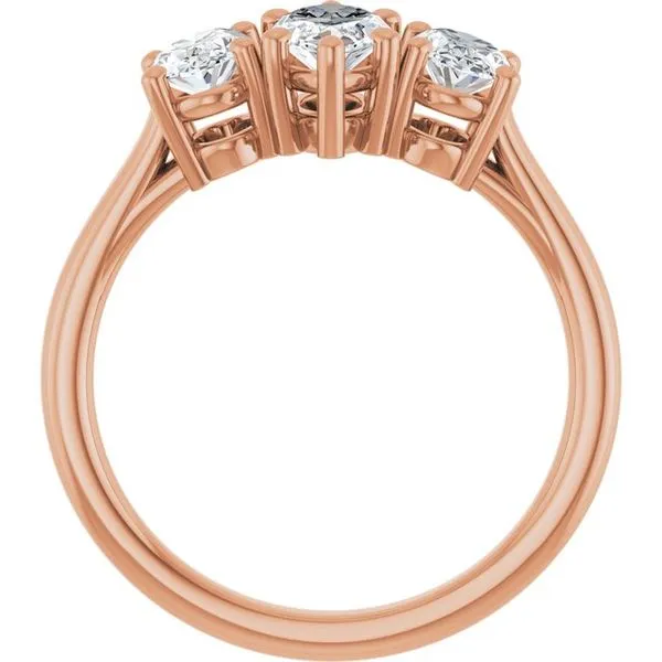 Three-Stone Engagement Ring Image 2 J. West Jewelers Round Rock, TX