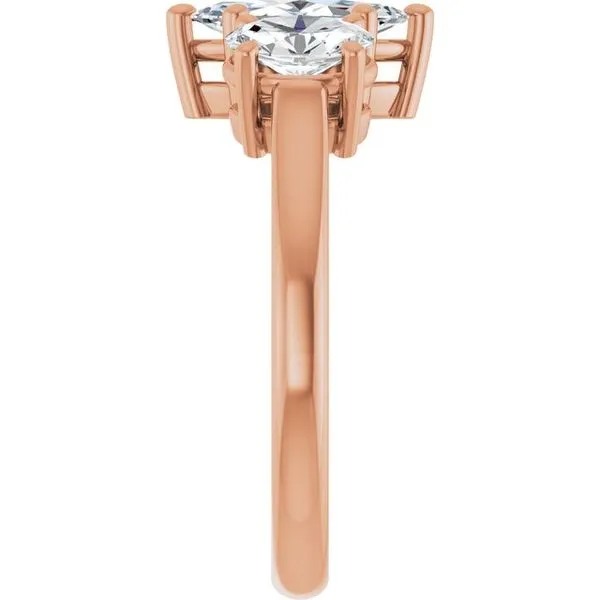 Three-Stone Engagement Ring Image 4 J. Thomas Jewelers Rochester Hills, MI