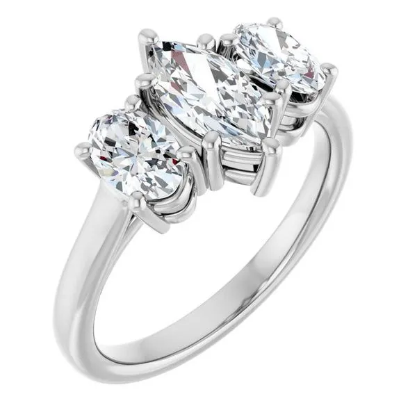 Three-Stone Engagement Ring Austin's Fine Diamonds & Jewelry Lyndhurst, NJ