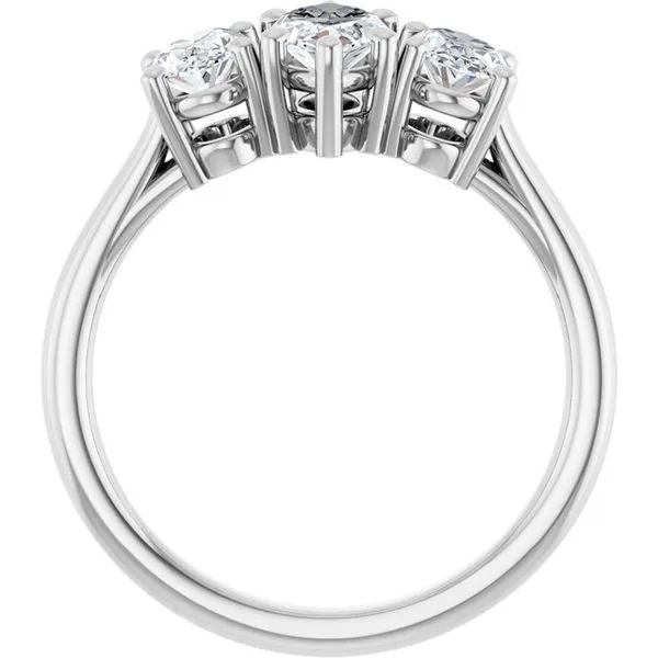 Three-Stone Engagement Ring Image 2 Mark Jewellers La Crosse, WI