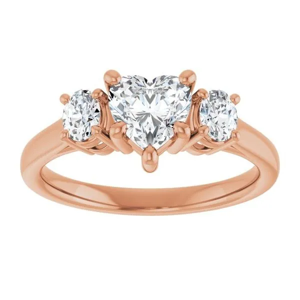 Three-Stone Engagement Ring Image 3 Shipley's Fine Jewelry Hampstead, MD