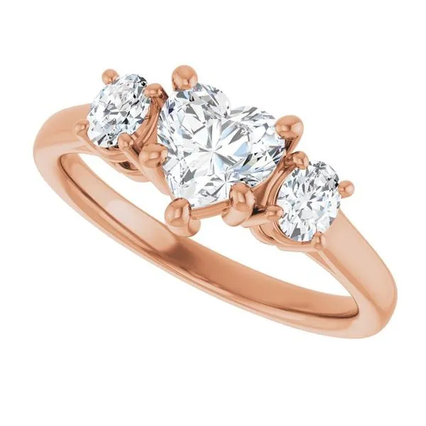 Three-Stone Engagement Ring Image 5 Shipley's Fine Jewelry Hampstead, MD