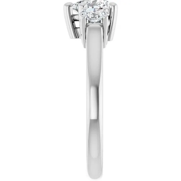 Three-Stone Engagement Ring Image 4 The Ring Austin Round Rock, TX