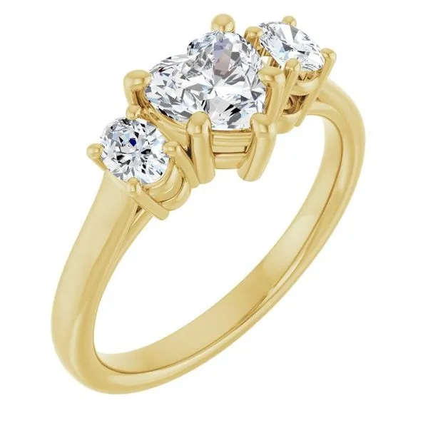 Three-Stone Engagement Ring Arezzo Jewelers Elmwood Park, IL