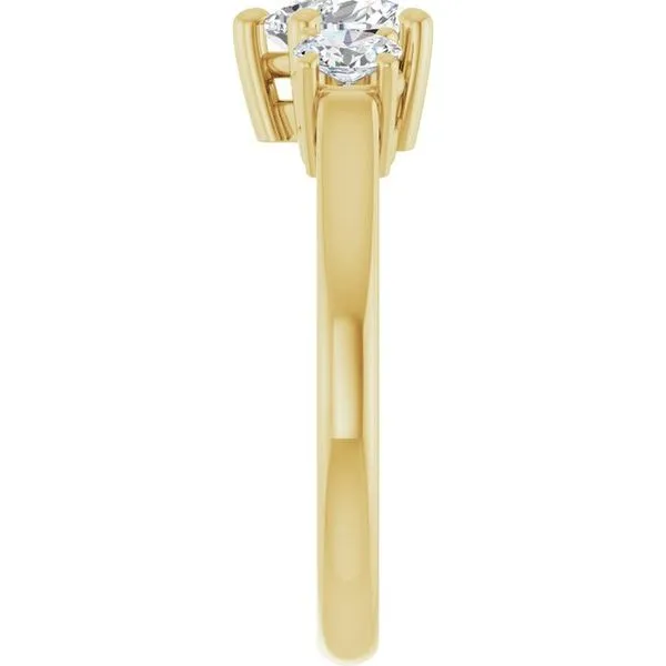 Three-Stone Engagement Ring Image 4 The Ring Austin Round Rock, TX