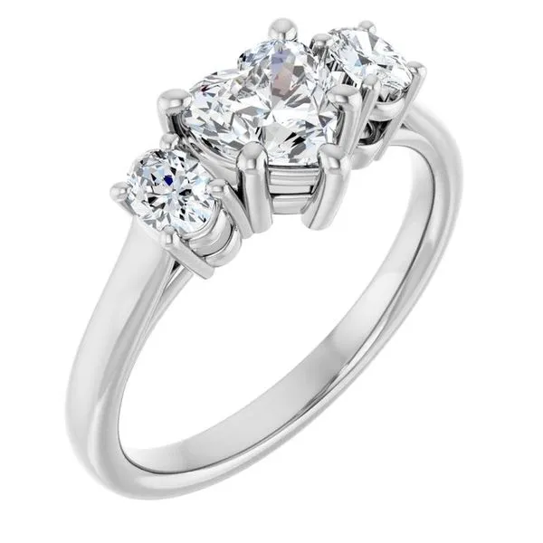 Three-Stone Engagement Ring Vulcan's Forge LLC KANSAS CITY, MO