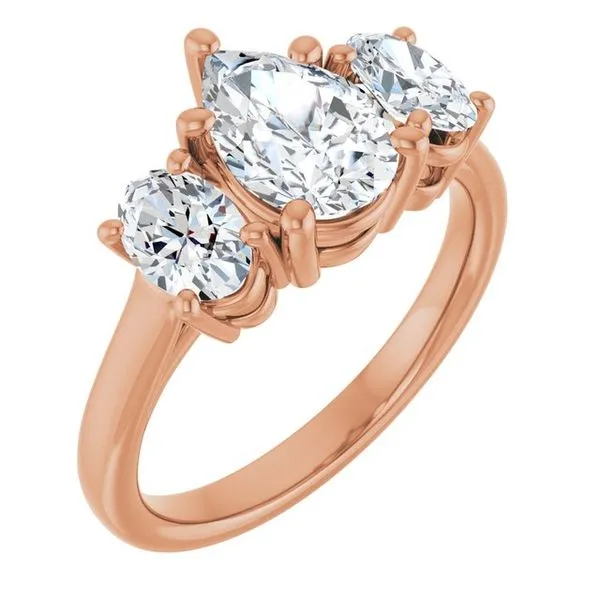 Three-Stone Engagement Ring J. Thomas Jewelers Rochester Hills, MI